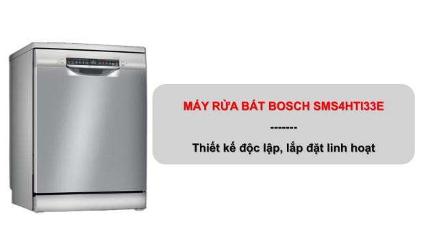 Thiết kế máy rửa bát Bosch SMS4HTI33E