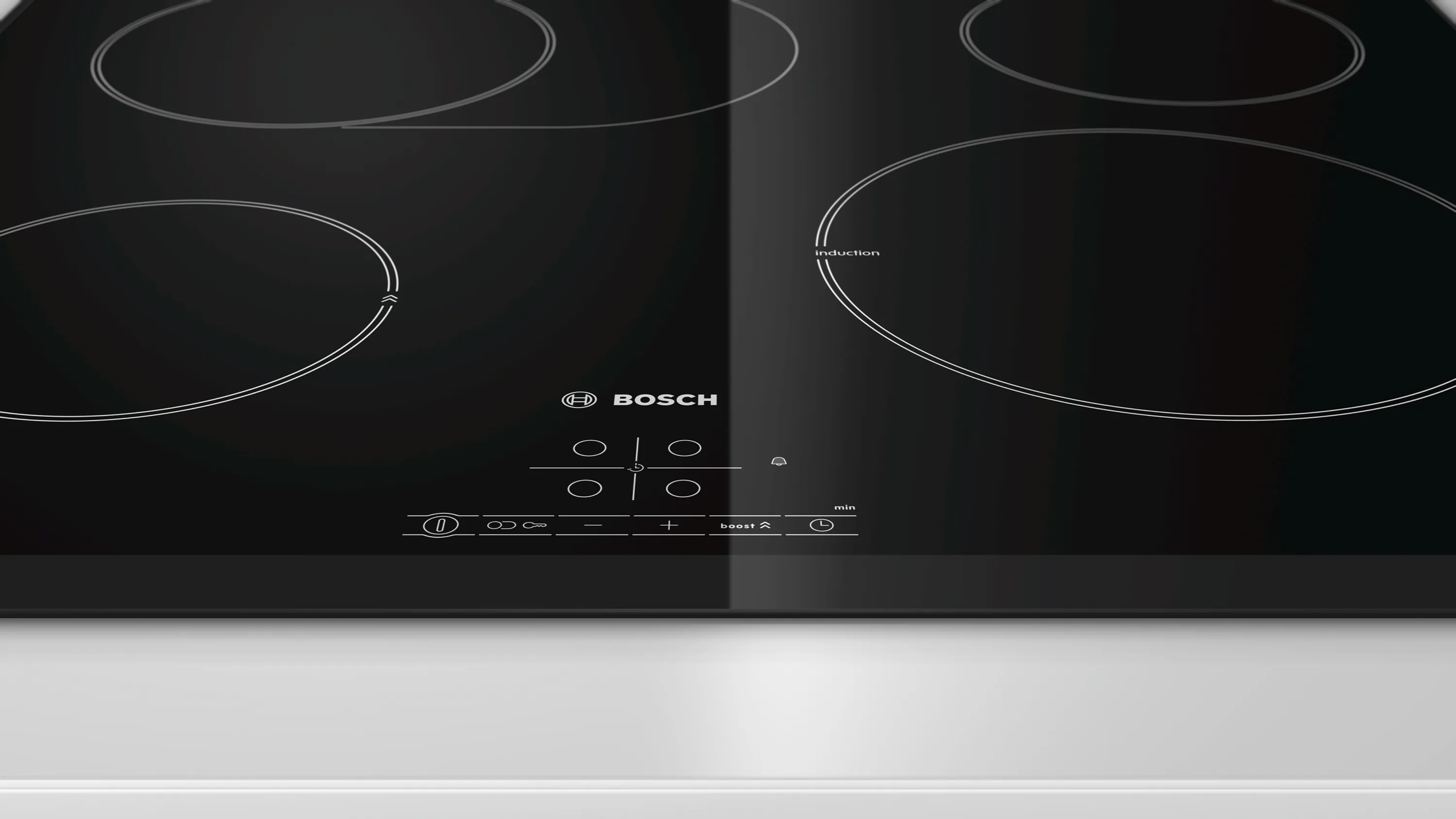 Bảng điều khiển của bếp điện từ Bosch PIC651B17E