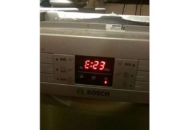 Lỗi E23 máy rửa bát Bosch là lỗi gì?