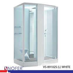 Phòng tắm xông hơi Nofer VS-89102S (L) White