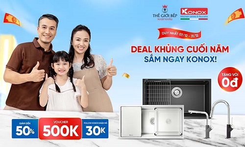 Khuyến mãi Konox tháng 12