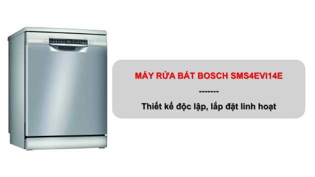 Thiết kế máy rửa bát Bosch SMS4EVI14E