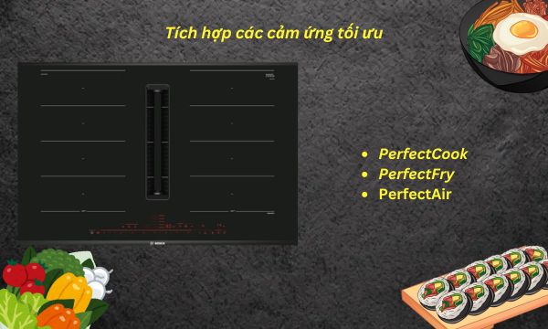 Các tính năng cảm ứng tối ưu trên Bosch PXX875D67E