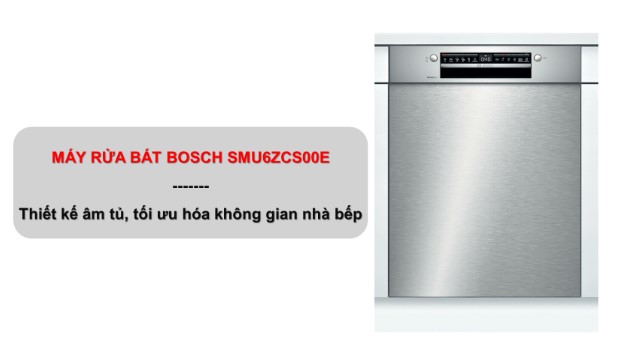 Thiết kế máy rửa bát Bosch SMU6ZCS00E