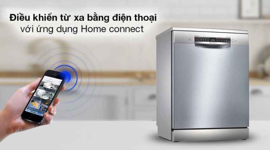 MÁY RỬA BÁT BOSCH SMS6ZCI16E kết nối home content