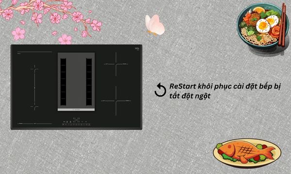 Chức năng Restart bếp từ Bosch PVS851F21E