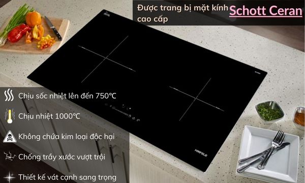 Mặt kính bếp từ Hafele HC-I752B 536.61.787