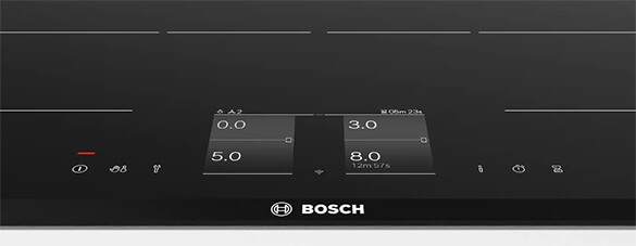 Bảng điều khiển của bếp từ Bosch PXY875KW1E