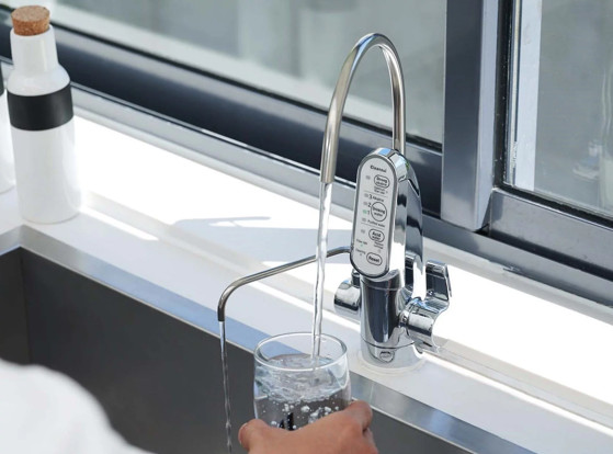 Nước máy sinh hoạt đi qua bộ lọc EUC2000