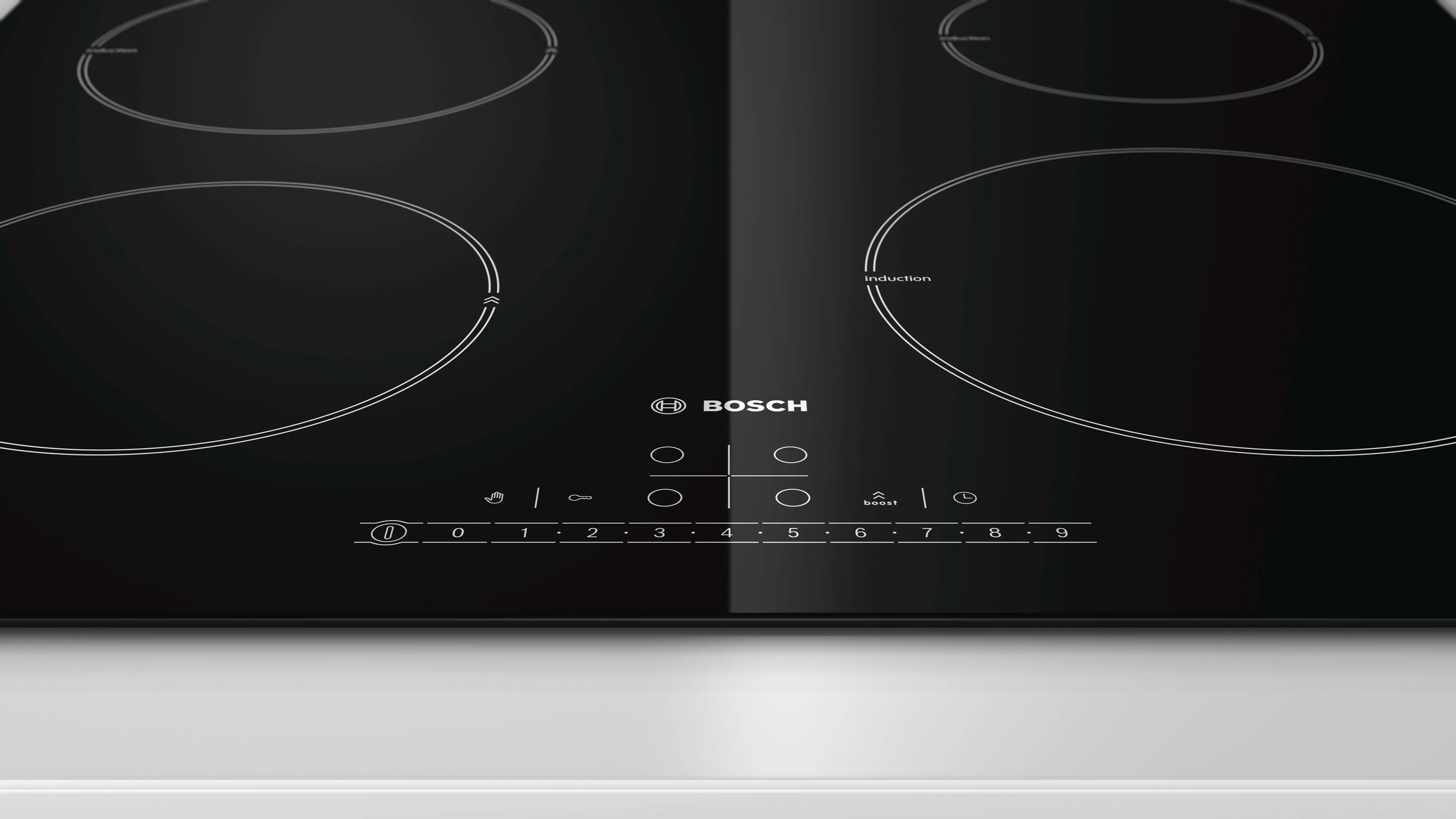 Bảng điều khiển của bếp từ Bosch PID675N24E