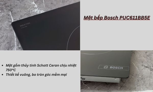 Mặt kính bếp từ Bosch PUC611BB5E