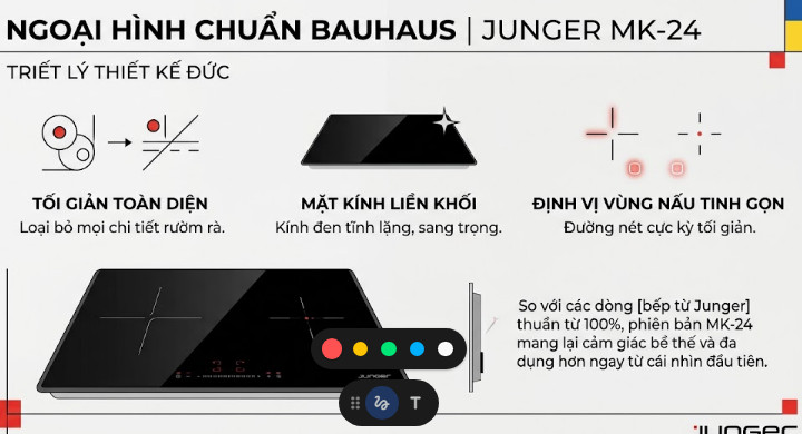 Junger MK-24 loại bỏ mọi chi tiết rườm r&agrave;
