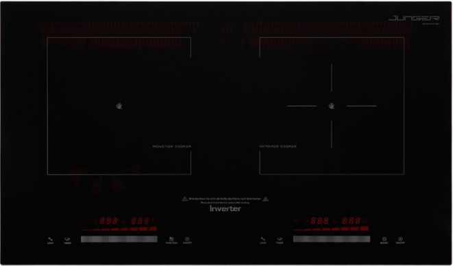 Bảng điều khiển Bếp từ kết hợp hồng ngoại Junger SIS-66