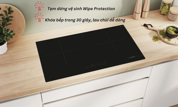 Tính năng tạm dừng vệ sinh Wipe Protection