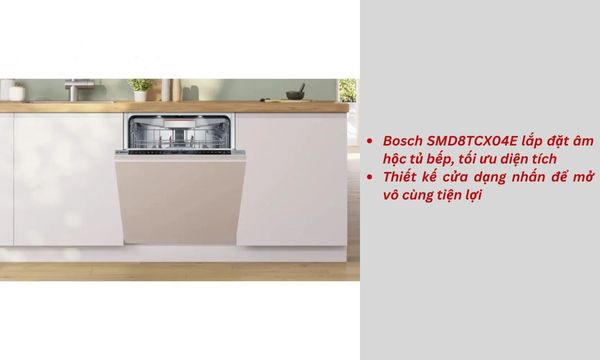 Thiết kế máy rửa bát Bosch SMD8TCX04E