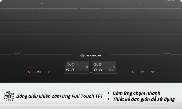 Bảng điều khiển bếp từ Bosch PXY601JW1E