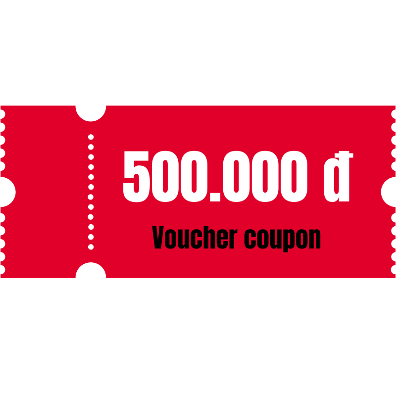 Tặng voucher giảm giá 500.000 đ trực tiếp vào đơn hàng