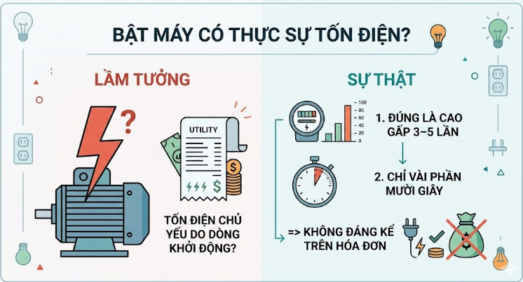 Tại Sao Máy Thông Thường Lại Tốn Điện Hơn