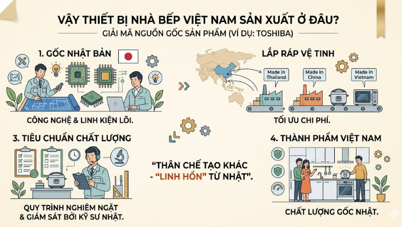 Còn sản phẩm bán tại Việt Nam
