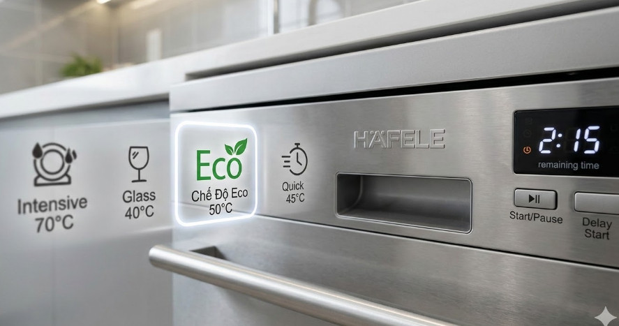 Chế Độ Eco 50°C (Tiết kiệm)