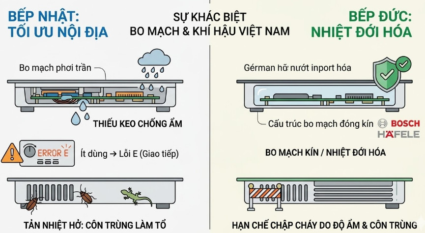Yếu Tố Khí Hậu & Sự Cố Bo Mạch