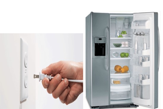 Ngắt nguồn điện tủ lạnh