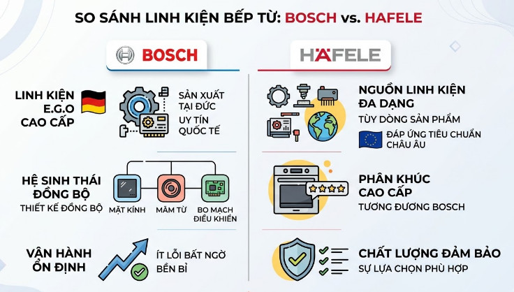 Về mâm từ và linh kiện