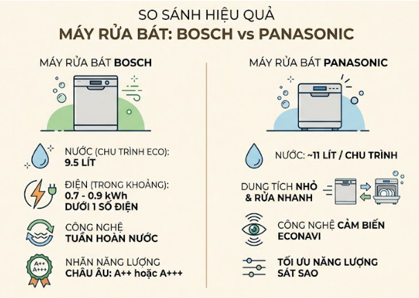 Dù thân hình to lớn, một chu trình rửa Eco