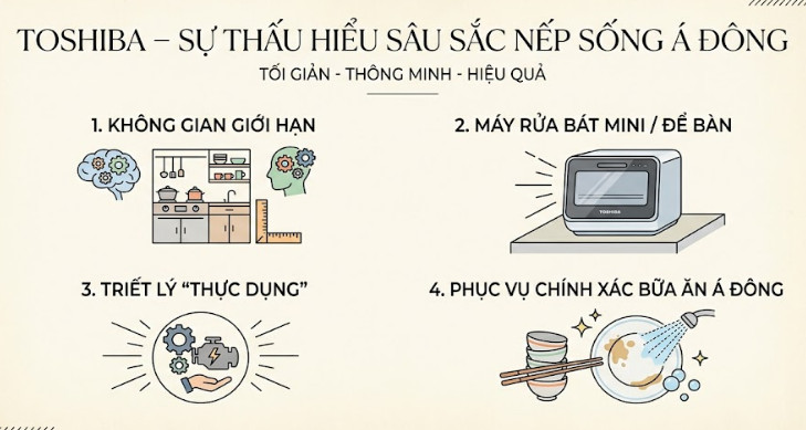 Toshiba – Sự thấu hiểu sâu sắc nếp sống Á Đông