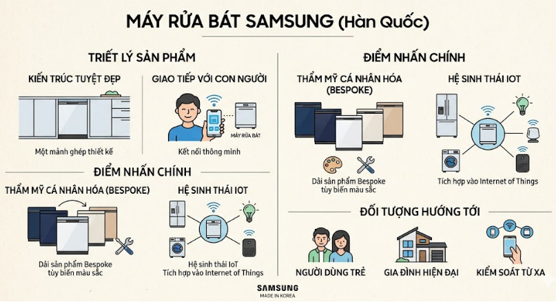 Máy rửa bát Samsung (Hàn Quốc)