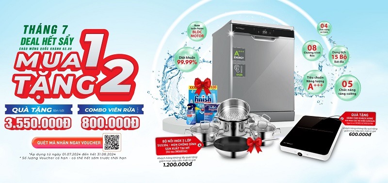 Tháng 7, Deal hết sẩy! Chào mừng ngày Quốc khánh 2/9