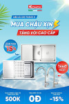 ƯU ĐÃI ĐẶC BIỆT CHÀO THÁNG 8 “MUA CHẬU XỊN - TẶNG VÒI CAO CẤP”