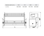 Kích thước giá bát nâng hạ