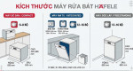 Kích thước máy rửa bát Hafele