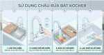 Cách sử dụng chậu rửa bát Kocher