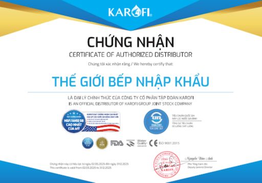 Thế Giới Bếp Nhập Khẩu – Đại Lý Chính Thức Phân Phối Sản Phẩm Karofi Chính Hãng