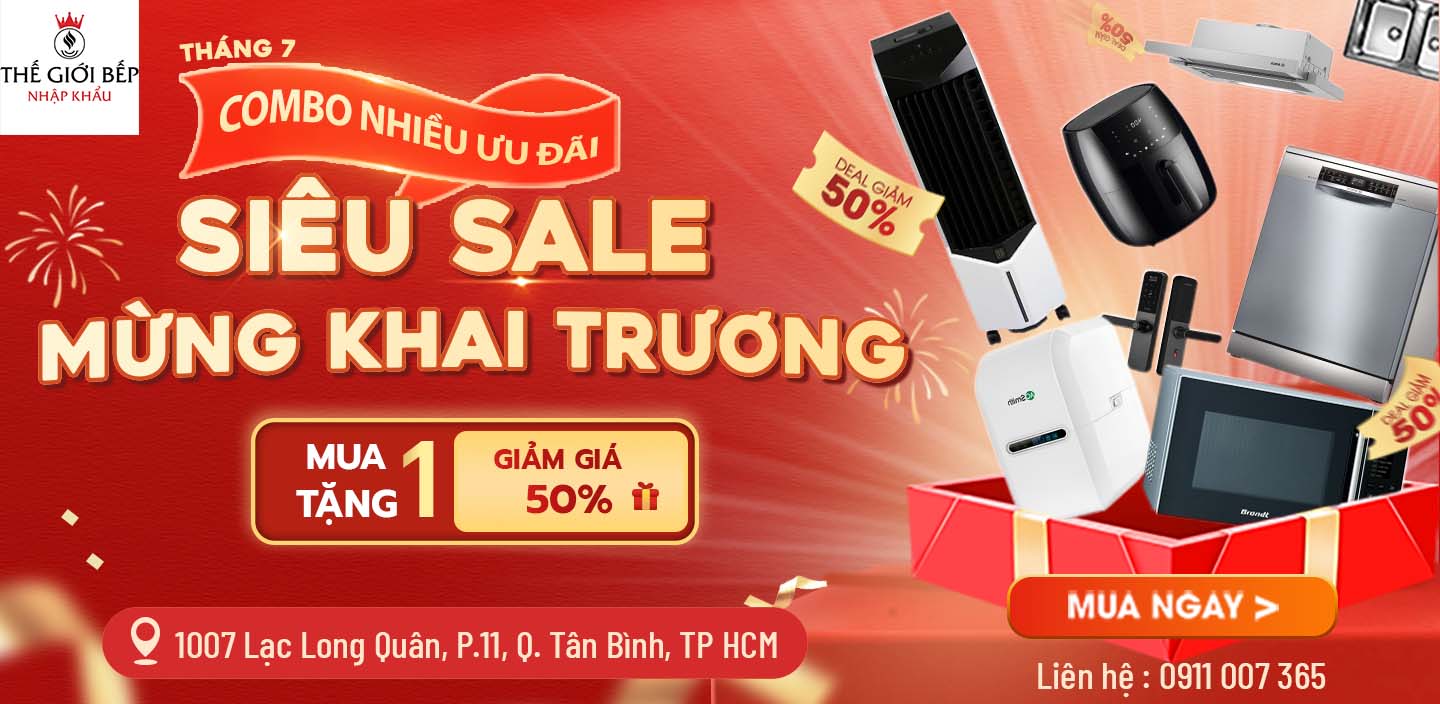 Sale sốc 50% - Ngàn quà tặng hấp dẫn nhân dịp Khai trương Showroom mới tại Tân Bình