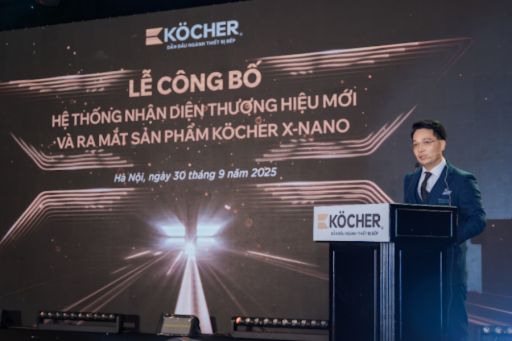 Thế Giới Bếp Nhập Khẩu đồng hành cùng Kocher trong lễ ra mắt nhận diện thương hiệu và bếp từ Kocher X-Nano