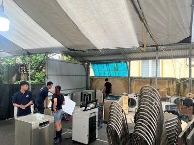 Chung tay khắc phục hậu quả bão số 11: Sửa chữa đồ gia dụng miễn phí tại Thái Nguyên