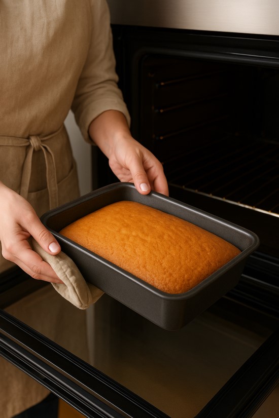 Kiểm Tra Chín & Lấy Bánh Ra khỏi lò nướng
