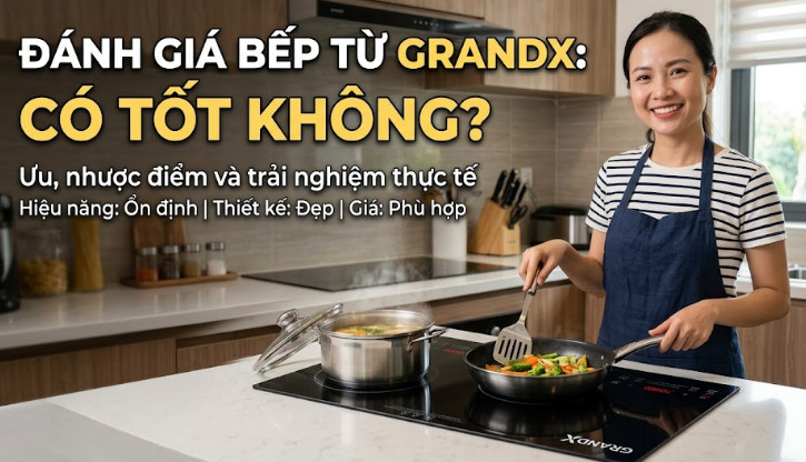 Đánh giá bếp từ Grandx: Có tốt không?