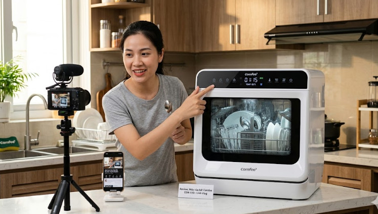 Đánh giá máy rửa bát Comfee