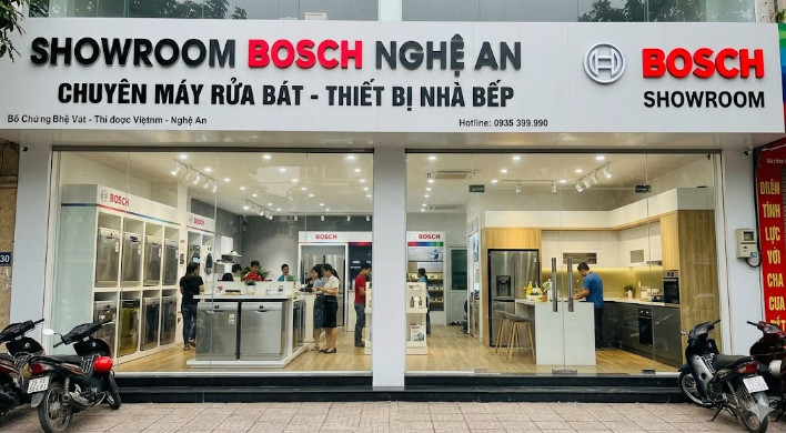 Cửa hàng, showroom mua máy rửa bát Bosch tại Nghệ An