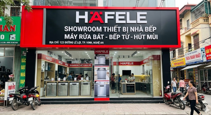 Cửa hàng, showroom mua máy rửa bát Hafele tại Nghệ An