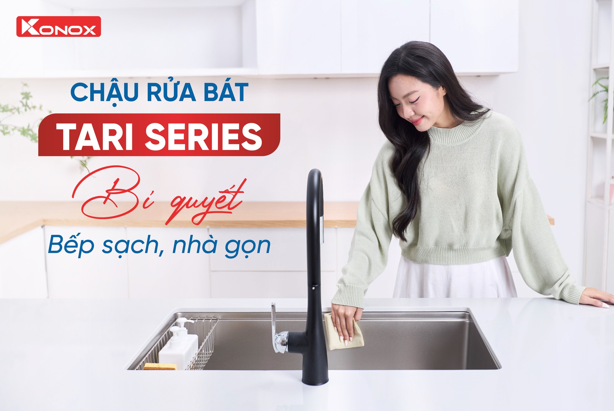 Sắm chậu & vòi Konox - Rinh quà liền tay tại Thế Giới Bếp Nhập Khẩu