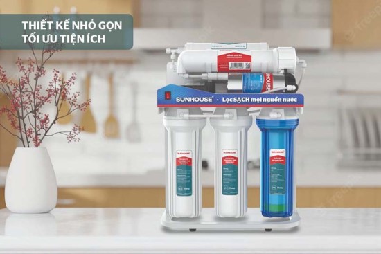 máy lọc nước Tối Ưu Diện Tích Sử Dụng