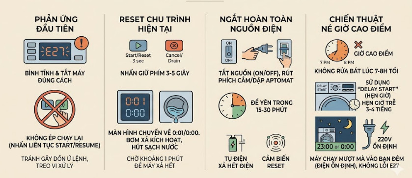 Đừng cố gắng nhấn nút Start