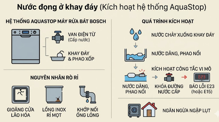 Kích hoạt hệ thống AquaStop