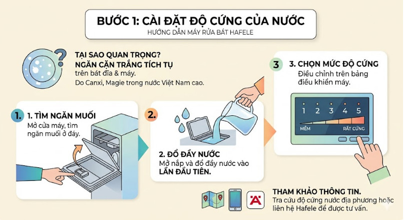 Cài Đặt Độ Cứng Của Nước