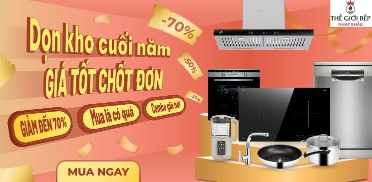 Xả kho thế giới bếp nhập khẩu